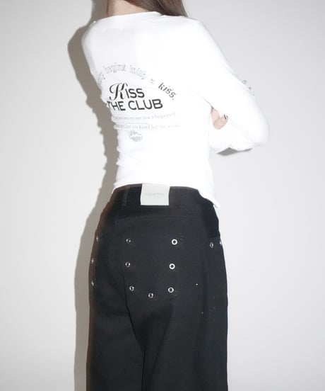 grommet wide pants