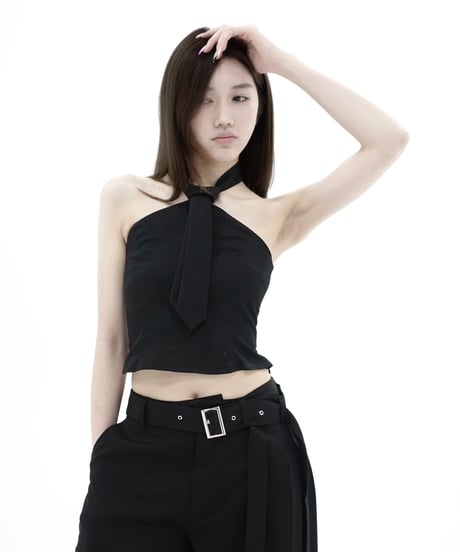 tie neck halter