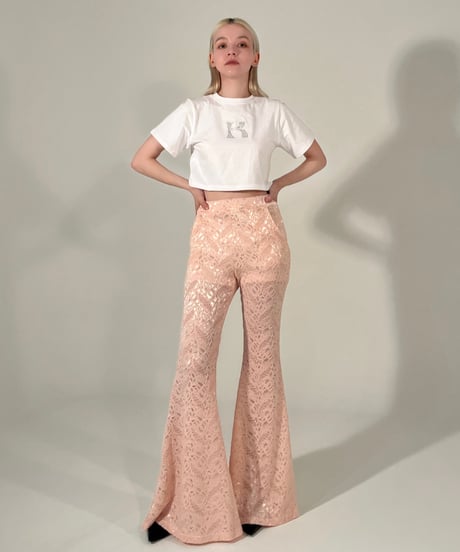flare lace pants