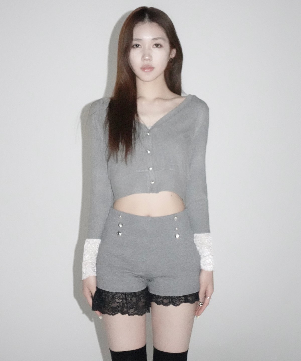 lace short pants | KISS THE CLUB