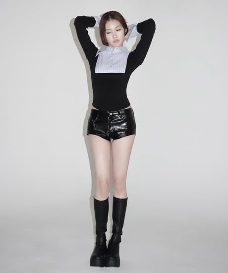 lady slim shirt tops