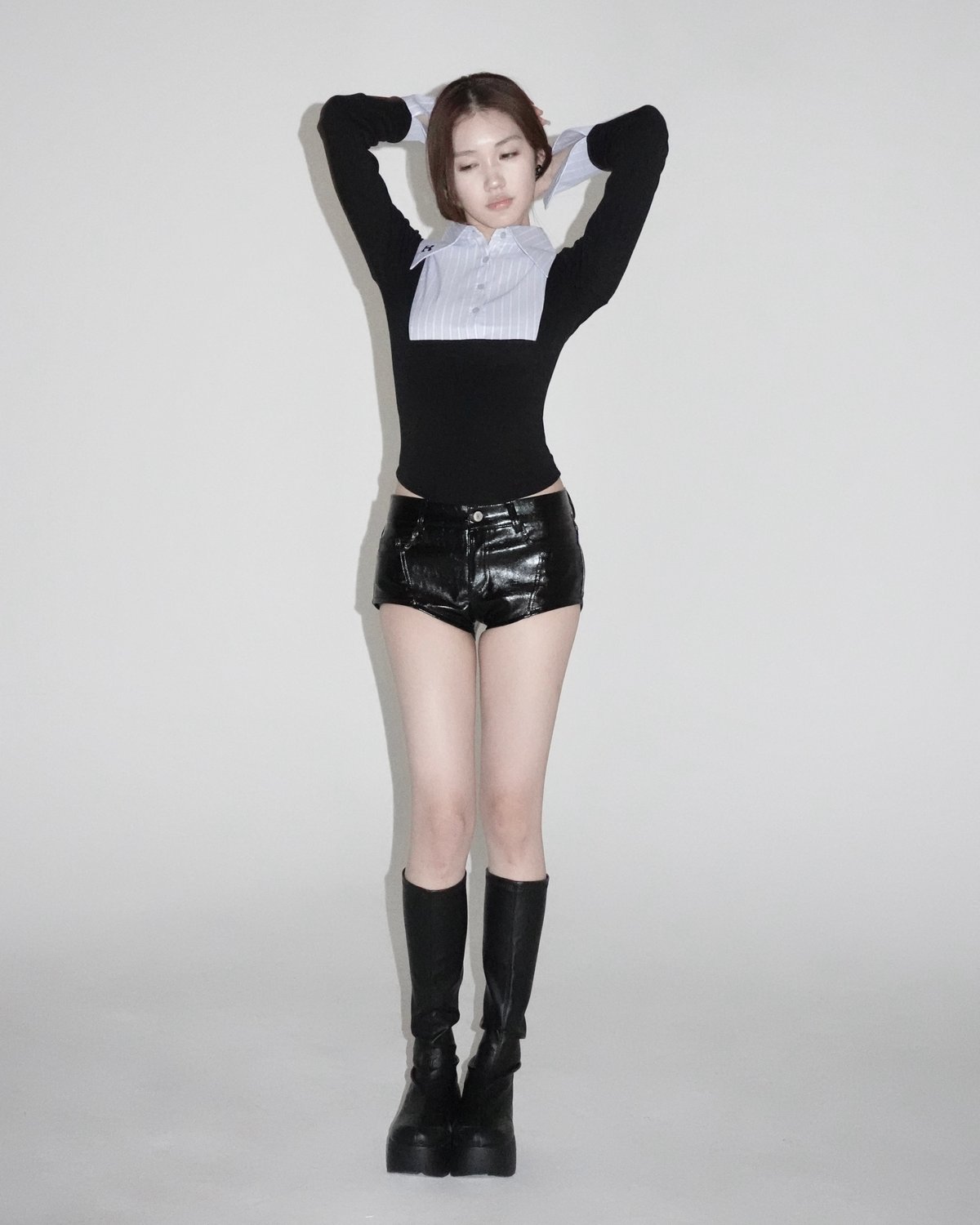トップス KISS THE CLUB POPUP lady slim shirt tops lady slim shirt tops | KISS THE CLUB