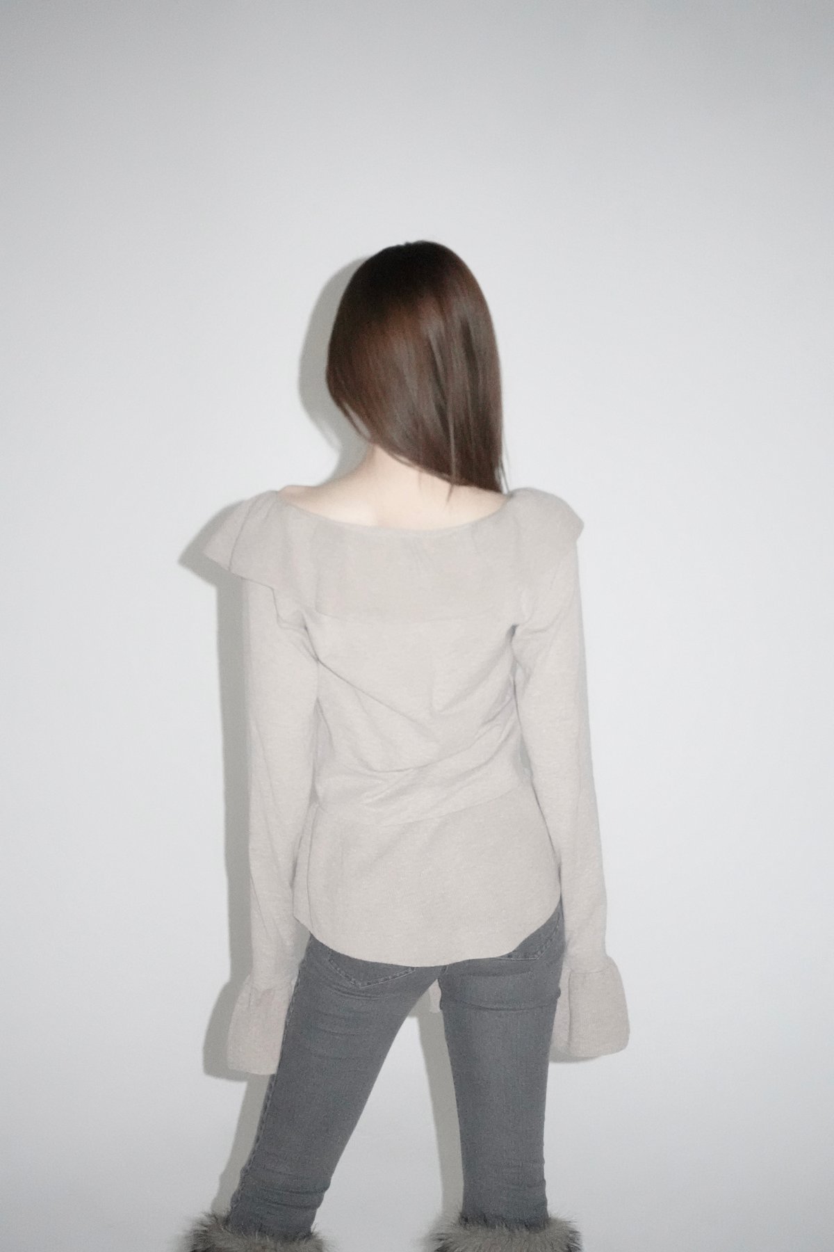 トップス kisstheclub doll ribbon cardigan beige doll ribbon cardigan | KISS THE CLUB