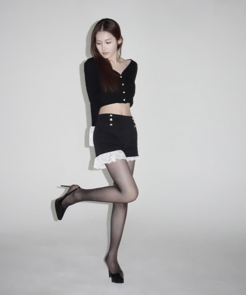 lace short pants | KISS THE CLUB