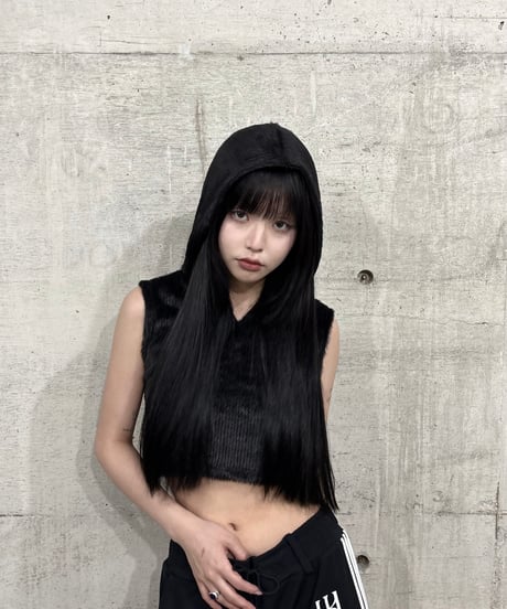 shaggy hoodie tops