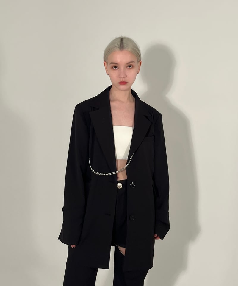 chain jacket | KISS THE CLUB