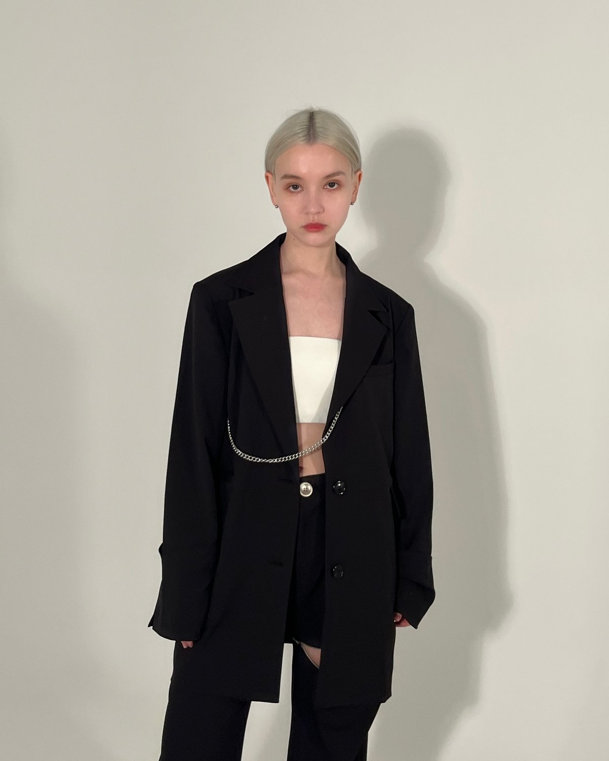 chain jacket | KISS THE CLUB