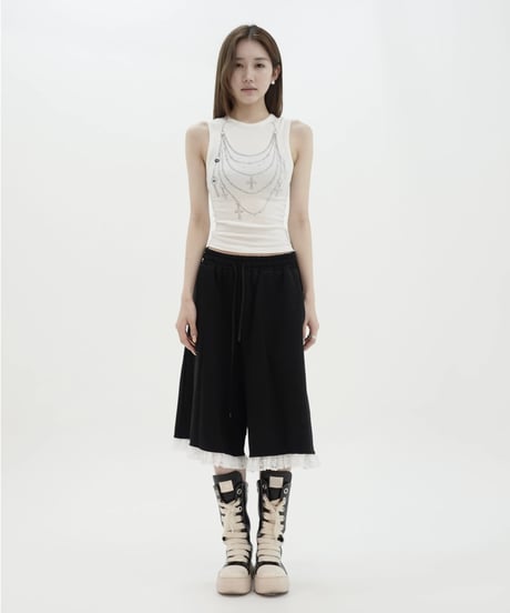 charm print tank top