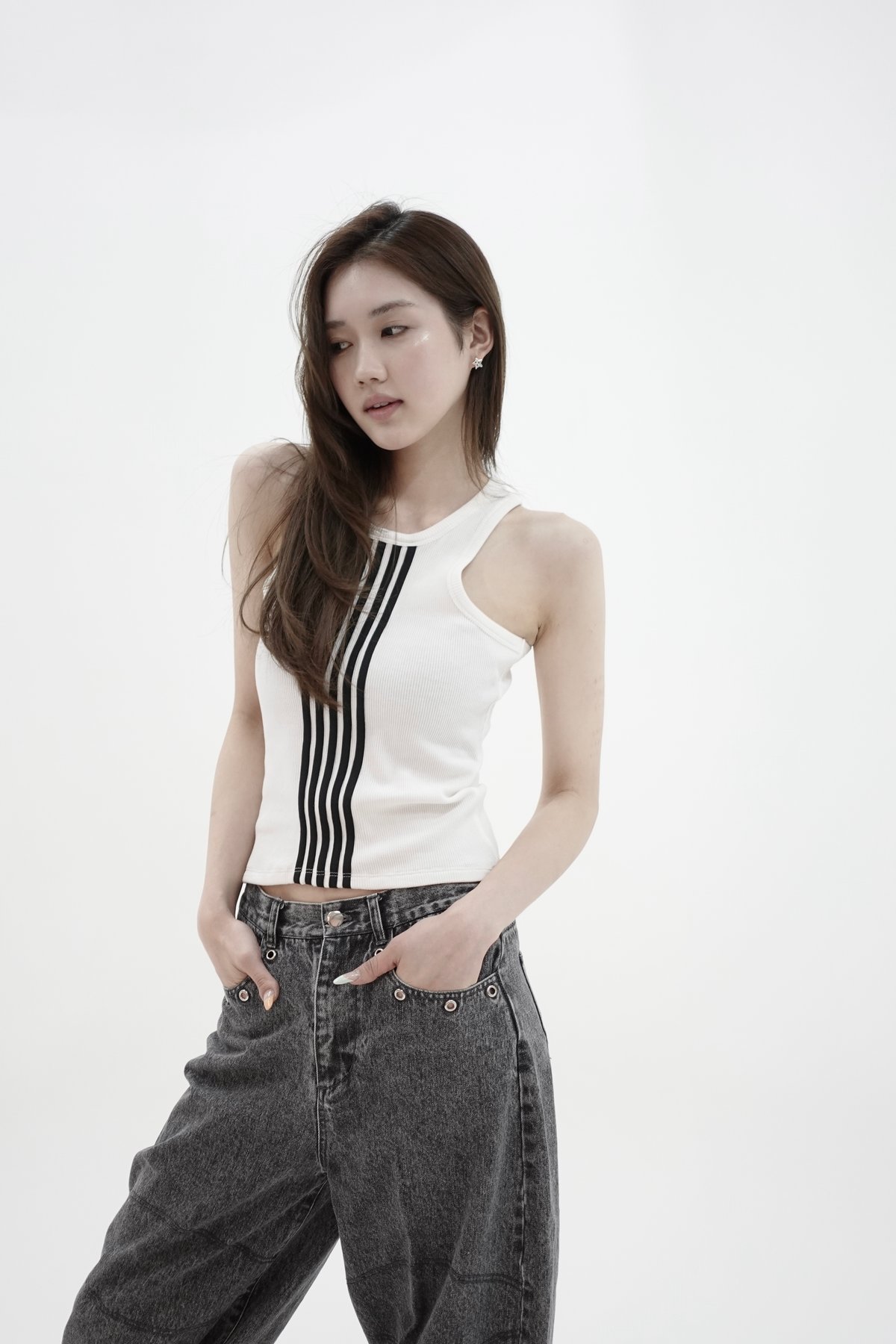 line tank top | KISS THE CLUB