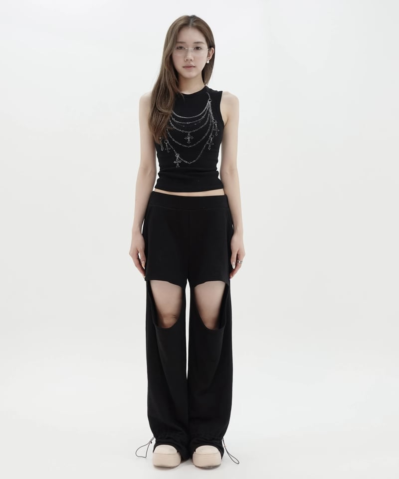 【kiss the club】charm print tank top 完売品 charm print tank top | KISS THE CLUB
