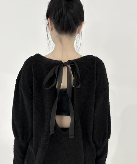 back open cardigan onepiece