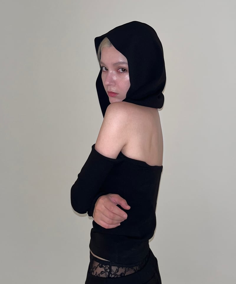 cross hoodie tops | KISS THE CLUB