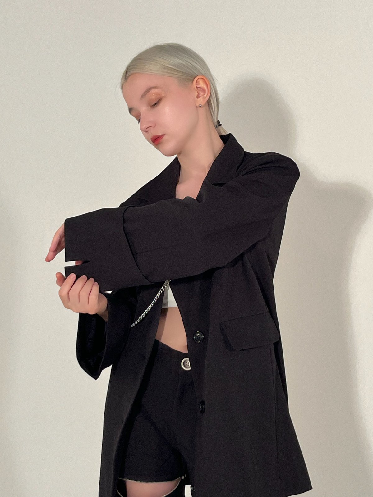chain jacket | KISS THE CLUB