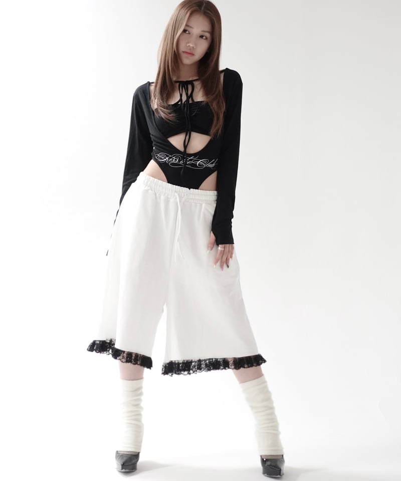 lace half pants レース lace half pants | KISS THE CLUB