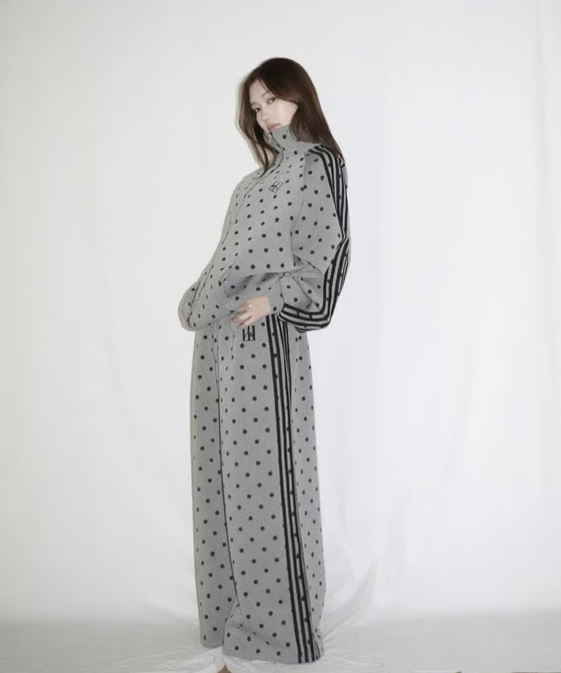 トップス kiss the club line unisex jersey line unisex jersey jacket (gray) | KISS THE CLUB