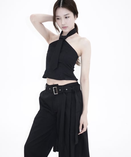 tie neck halter