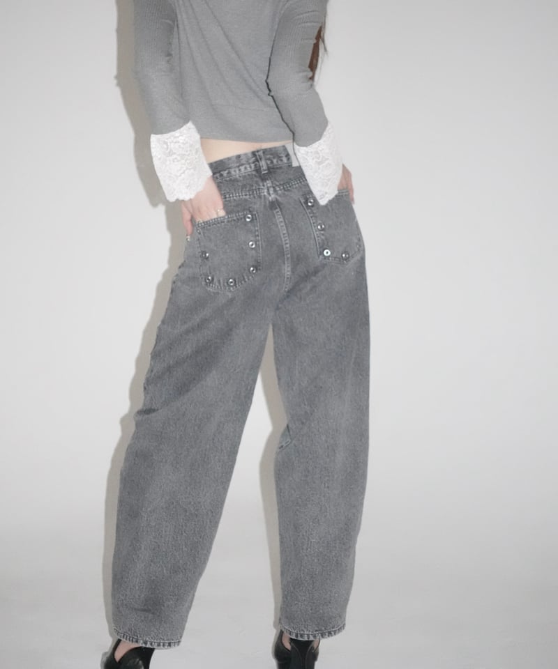 grommet wide pants | KISS THE CLUB