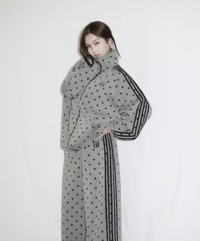 line unisex jersey jacket (gray) | KISS THE CLUB