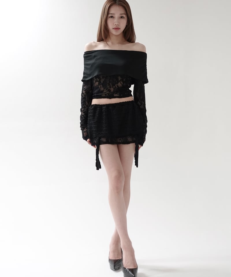 lace offshoulder tops | KISS THE CLUB