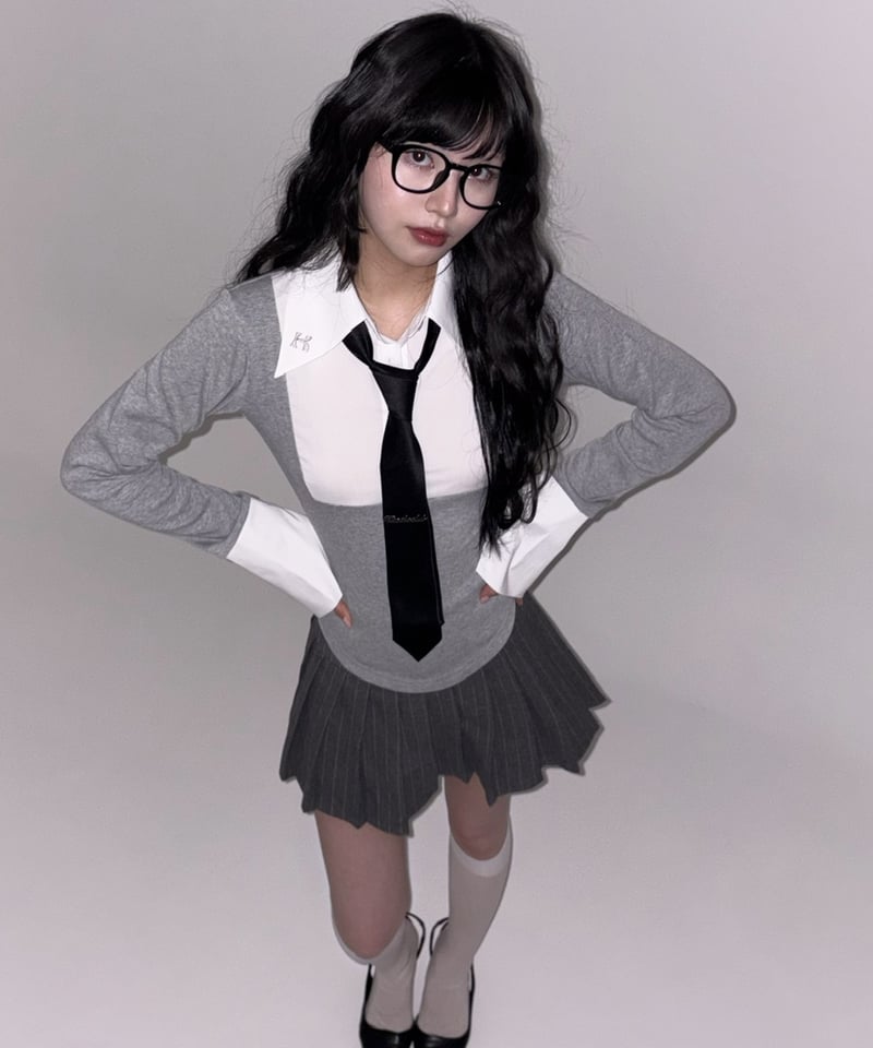 トップス KISS THE CLUB lady camisole black lady slim shirt tops | KISS THE CLUB