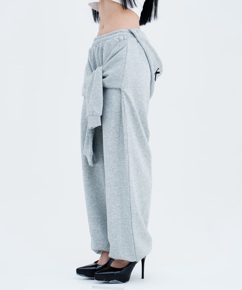 kisstheclub パンツ 再入荷】hoodied sleeve sweat pants | KISS THE CLUB