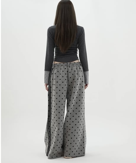 line unisex jersey pants (gray)
