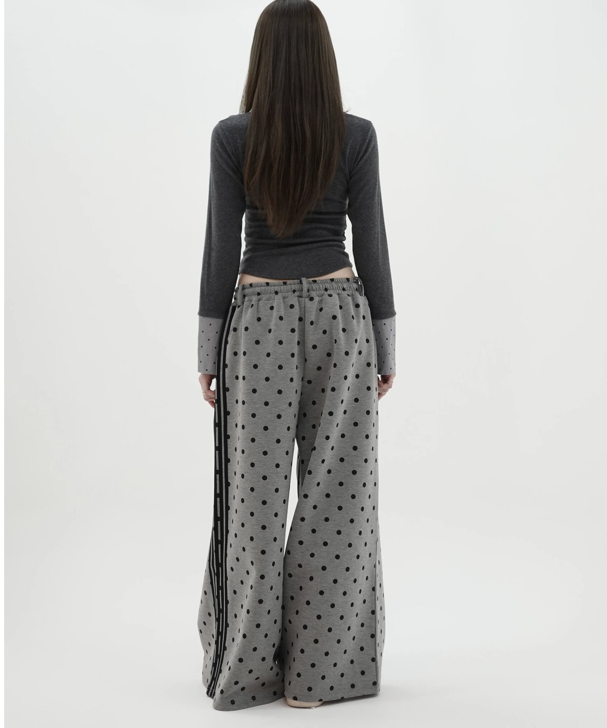 トップス kiss the club line unisex jersey line unisex jersey pants (gray) | KISS THE CLUB