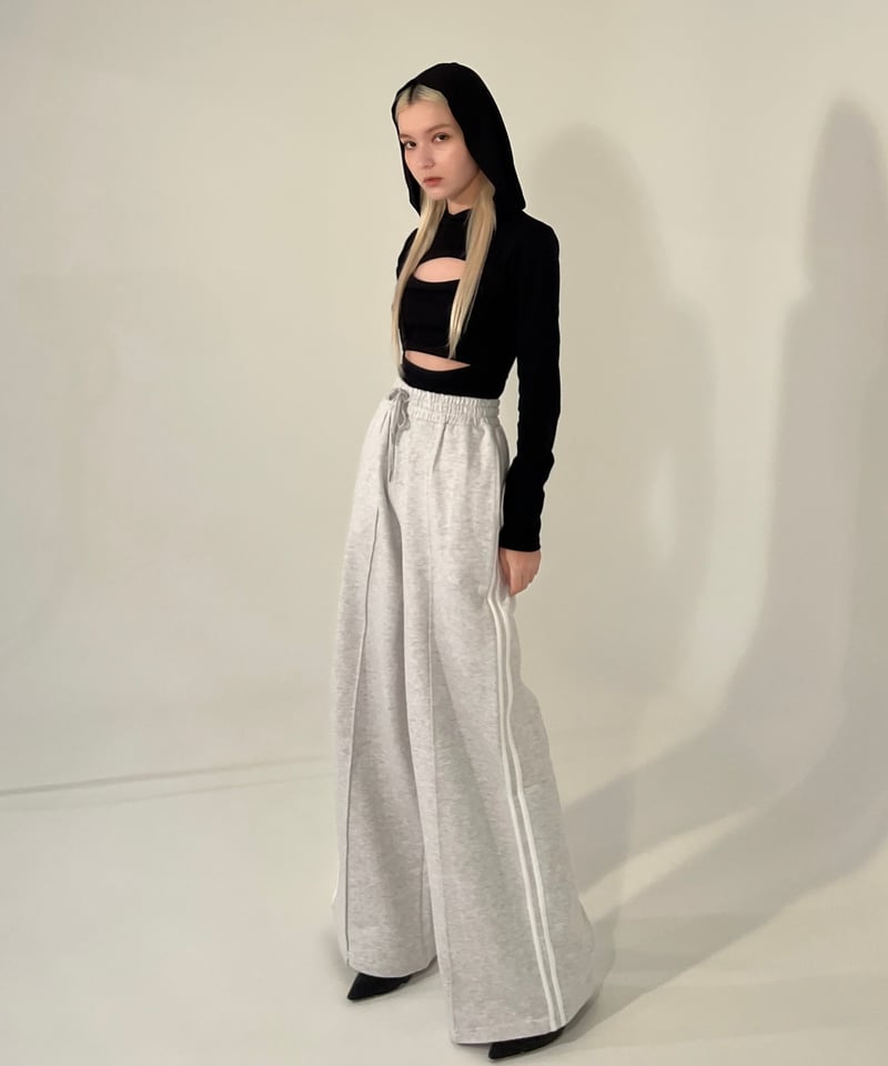 トップス kisstheclub body line hoodie black body line hoodie | KISS THE CLUB