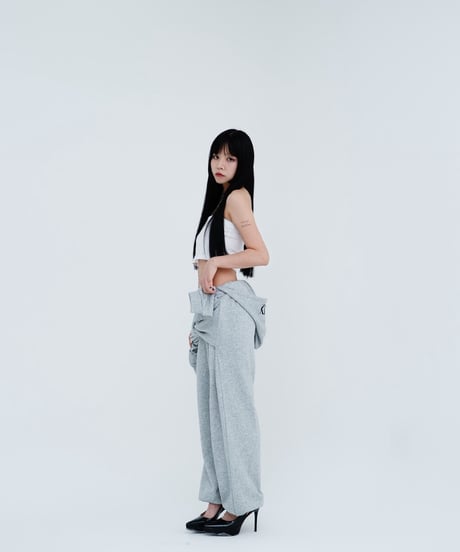 【再入荷】hooded sleeve sweat pants