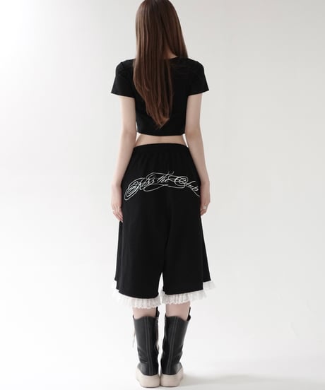 lace half pants