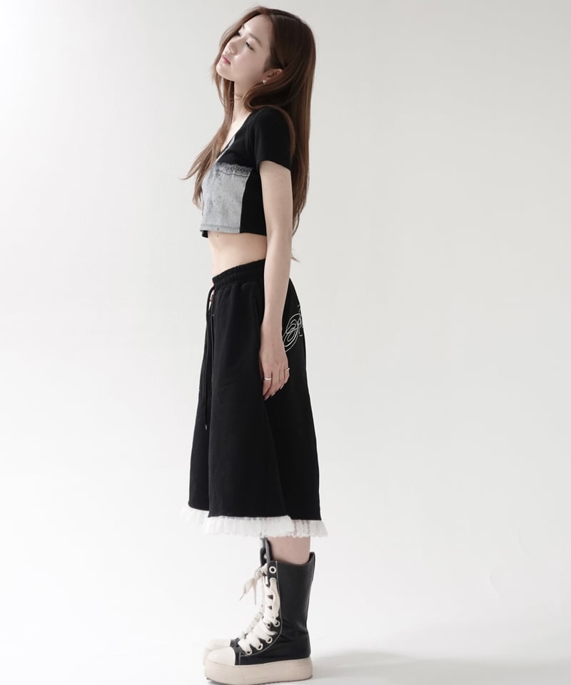 lace half pants レース lace half pants | KISS THE CLUB