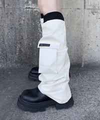 leather leg warmer