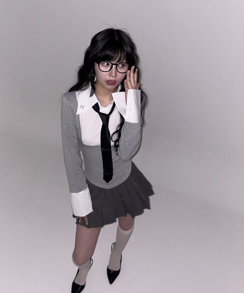 kisstheclub ポプアップ限定柄lady slim shirt tops lady slim shirt tops | KISS THE CLUB