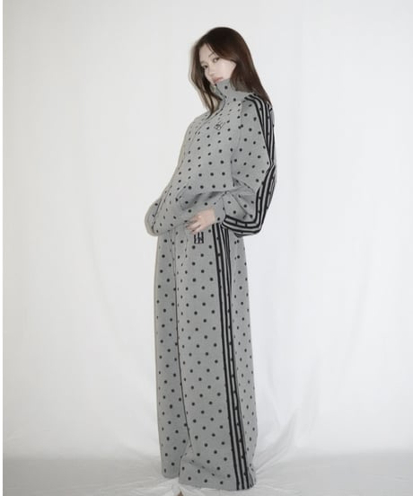 line unisex jersey pants (gray)