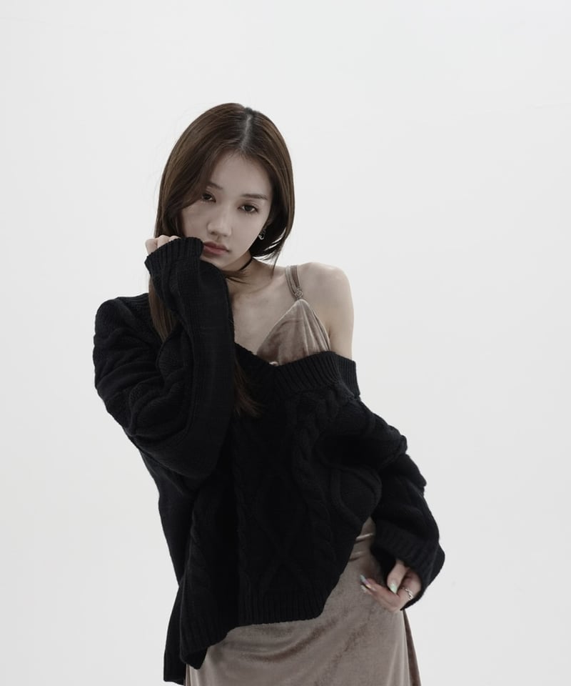 トップス kiss the club lace mini tee slouchy mood knit | KISS THE CLUB