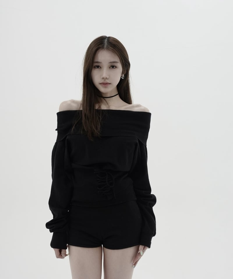 shape waist knit setup | KISS THE CLUB