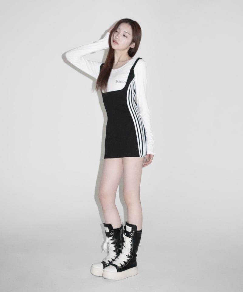 トップス kiss the club sweater mini onepiece layerd mini onepiece | KISS THE CLUB
