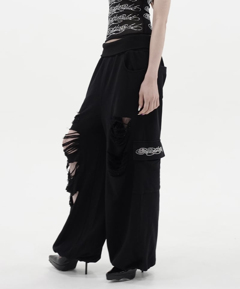 kisstheclubパンツ crash mode sweat pants | KISS THE CLUB