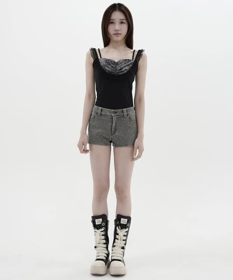 animal frill camisole