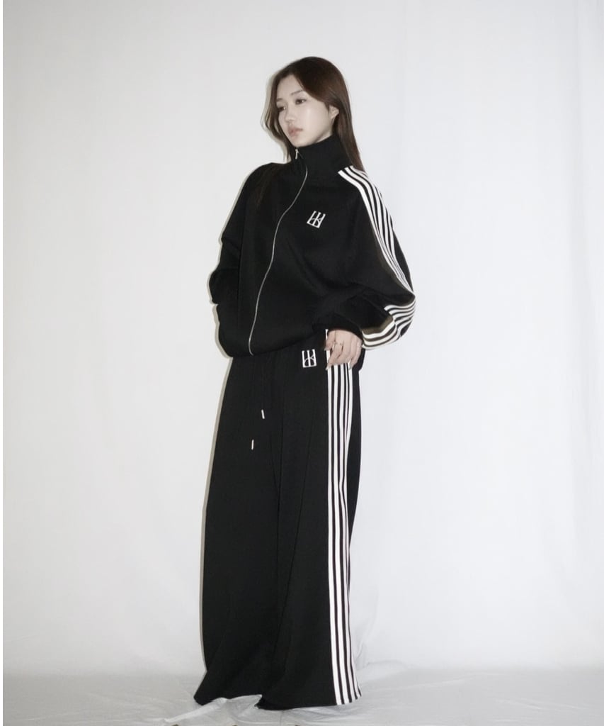 line unisex jersey pants (black) | KISS THE CLUB