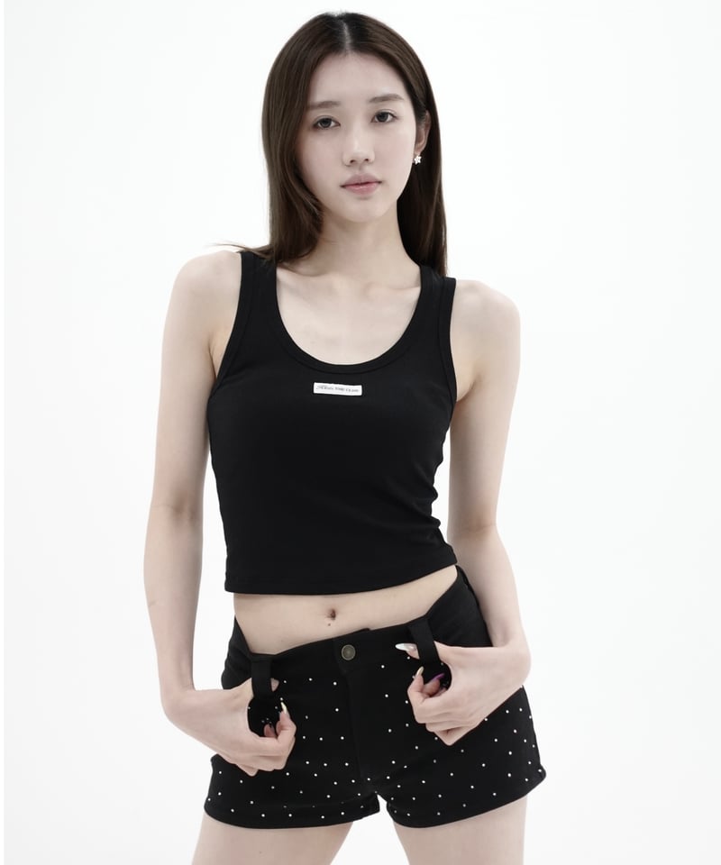 logo rib tank top | KISS THE CLUB