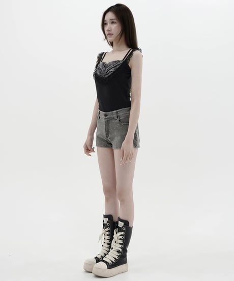 animal frill camisole