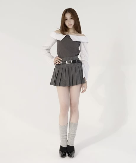 offshoulder curve shirt