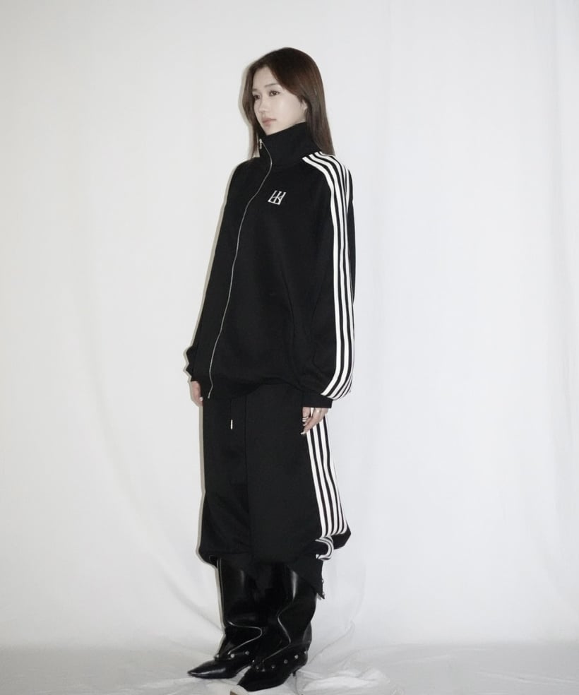 line unisex jersey pants (black) | KISS THE CLUB