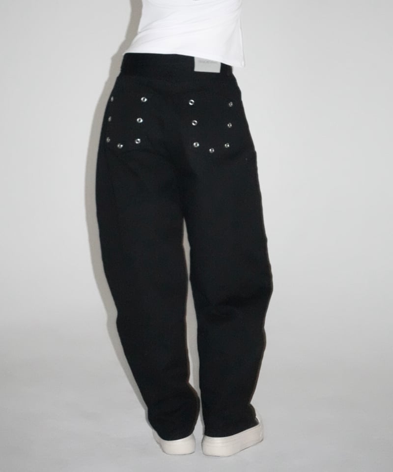 grommet wide pants | KISS THE CLUB