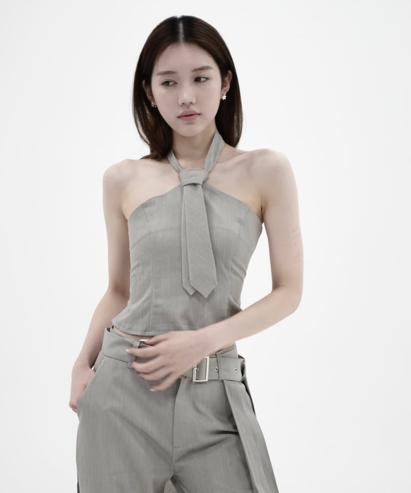 tie neck halter | KISS THE CLUB