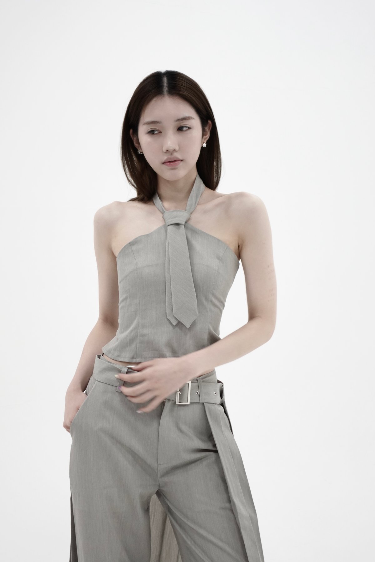 tie neck halter | KISS THE CLUB