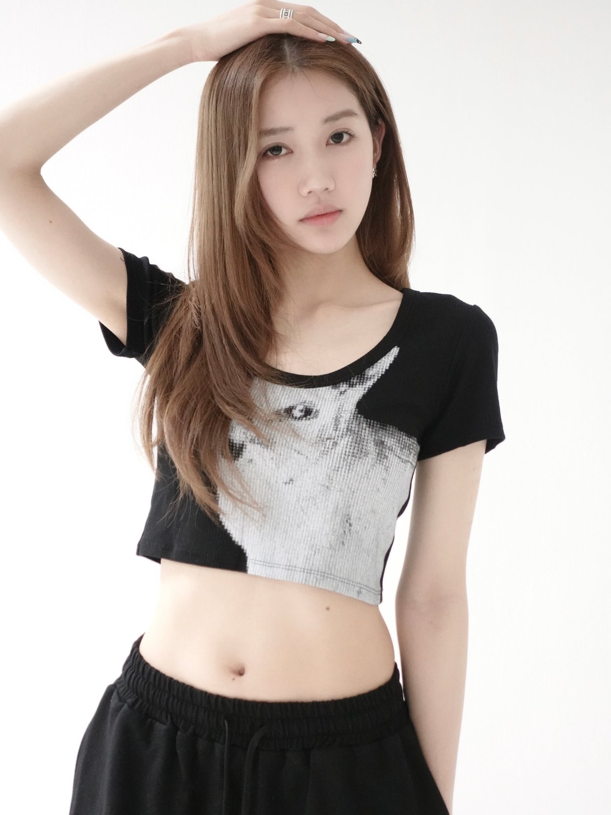 kitty crop tee | KISS THE CLUB