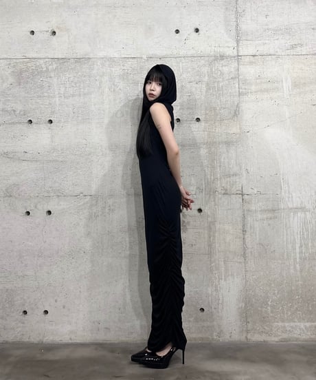 shadow drape dress