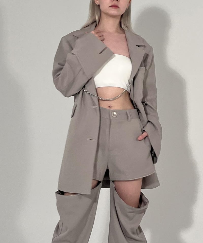 chain jacket | KISS THE CLUB